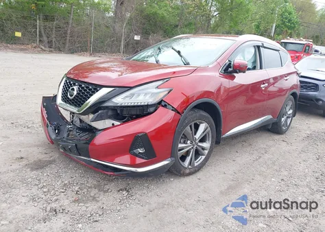 2019 Nissan Murano Platinum from USA, damaged, VIN 5N1AZ2MS4KN126283